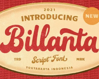 Billanta font