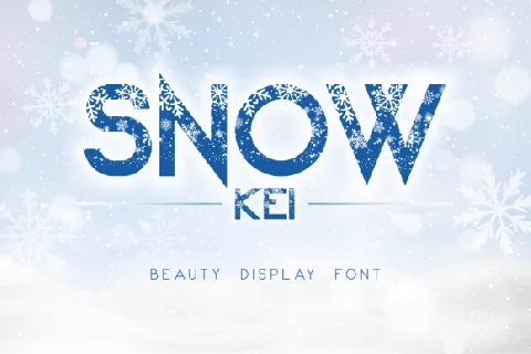 Snow Kei Typeface font