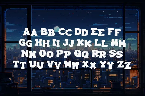 PlumpPixel font