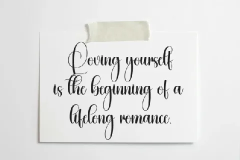 Wedding Calligraphy Typeface font