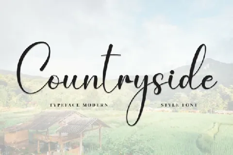 Countryside Script font