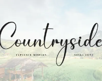 Countryside Script font