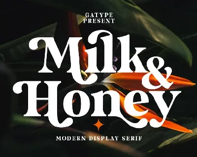 Milk & Honey font