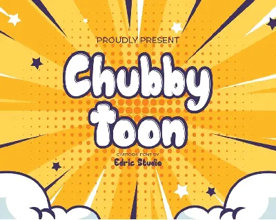 Chubby Toon Demo font