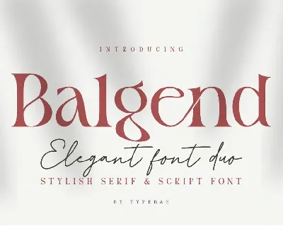 Balgend font