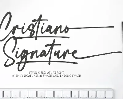 Cristiano Signature font