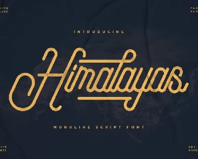 Himalayas font