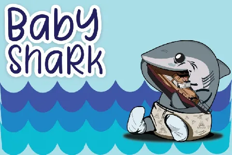 Daddy Shark font
