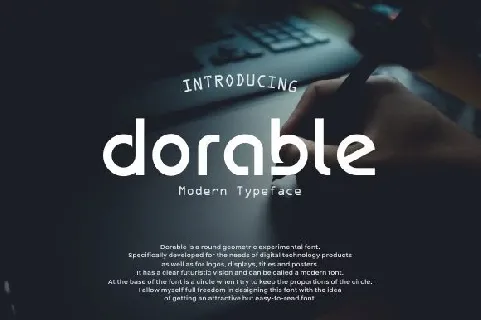 Dorable Display font