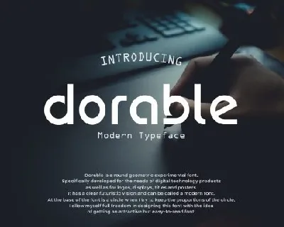 Dorable Display font