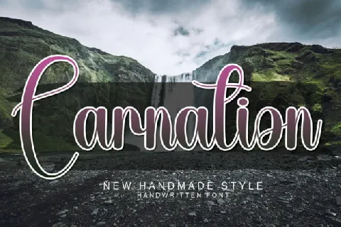 Carnation Script font