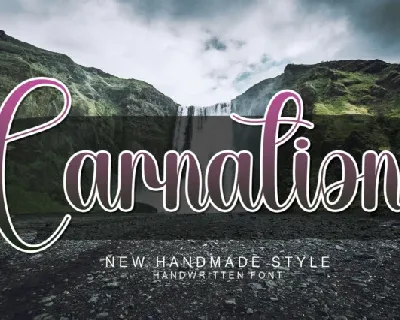 Carnation Script font