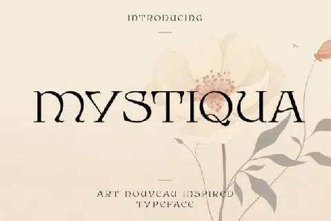Mystiqua font