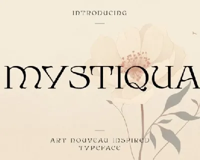 Mystiqua font