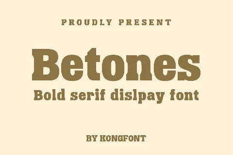 Betones font