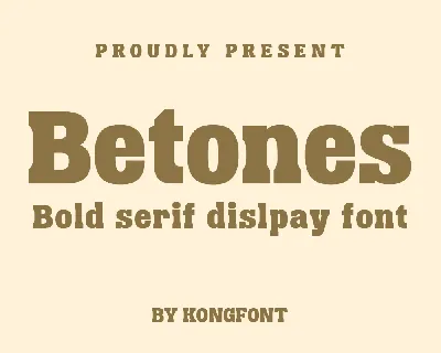 Betones font