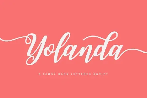 Yolanda Script font