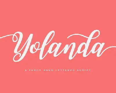 Yolanda Script font