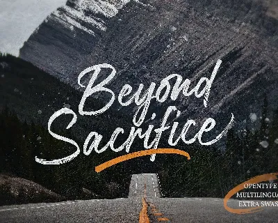 Beyond Sacrifice font