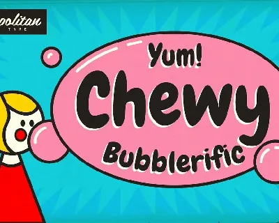 Chewy Pro Free font