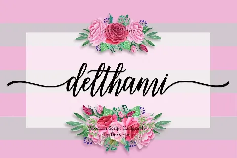 Delthami font