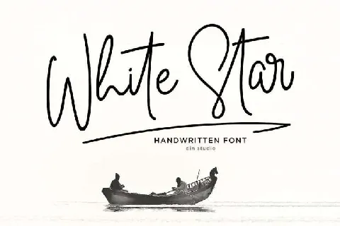 White Star Handwritten Free font