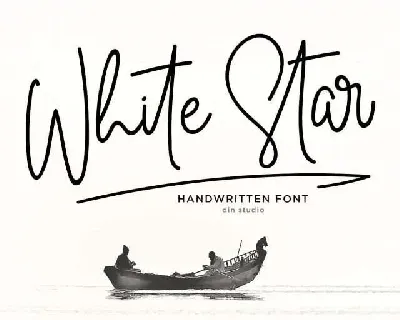 White Star Handwritten Free font