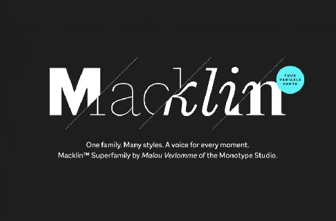 Macklin font
