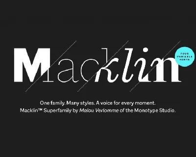 Macklin font