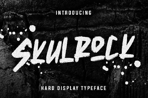 Skulrock font