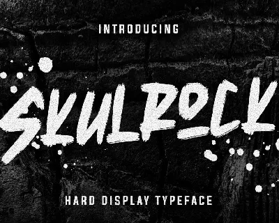 Skulrock font