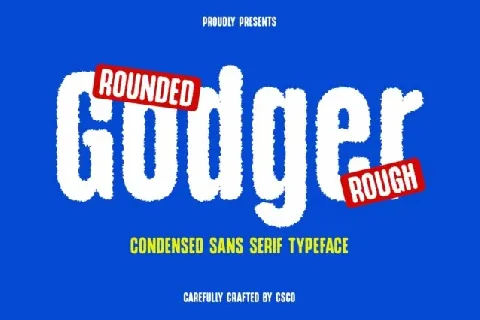 Godger Rounded Rough font