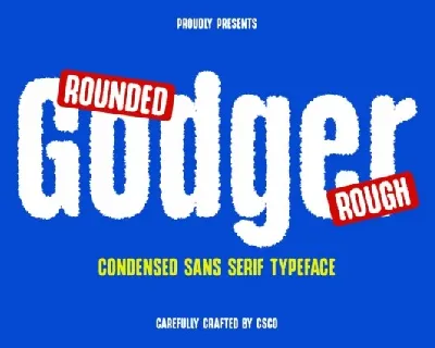 Godger Rounded Rough font