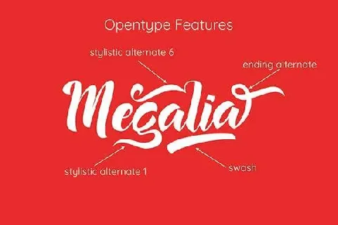 Megalia Script Free font
