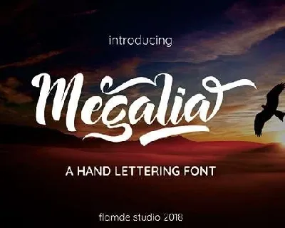 Megalia Script Free font