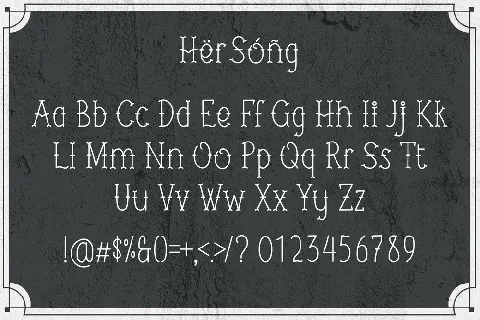 Her Song Demo font