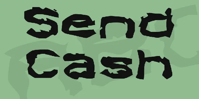 Send Cash font