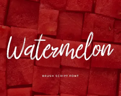 Watermelon font