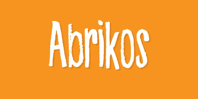 Abrikos DEMO font