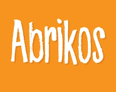 Abrikos DEMO font