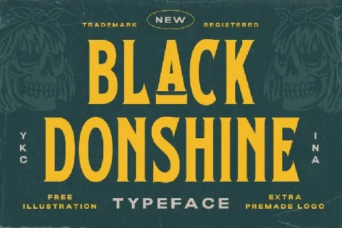 Black Donshine font