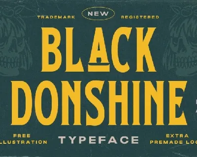 Black Donshine font