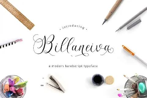 Billaneiva Script font
