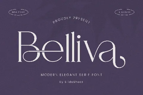 Belliva font