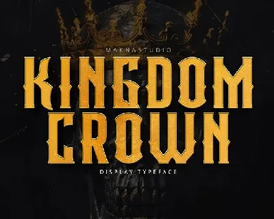 KINGDOM CROWN font