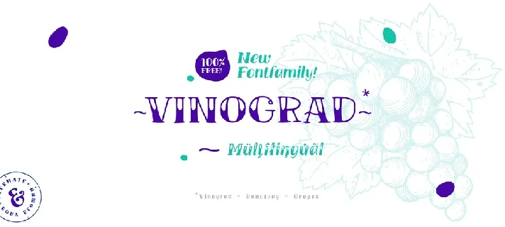 TM Vinograd Free font