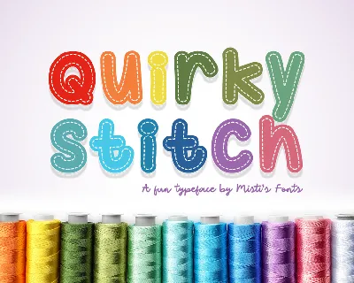 Quirky Stitch font