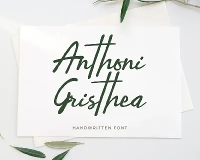 Anthoni Gristhea font