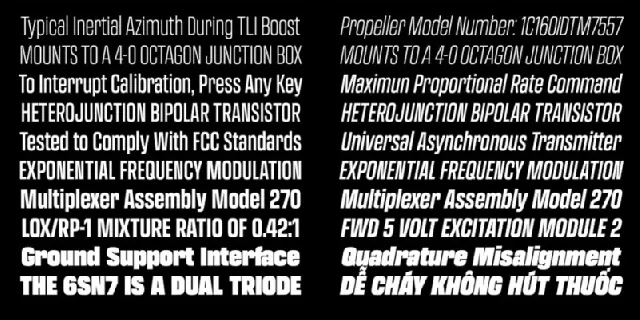 Transducer Family font