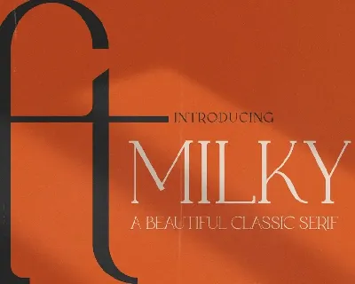 FTMilky font